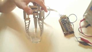 Adaptive gripper based on FESTO FinGripper fingers [upl. by Ecarg]