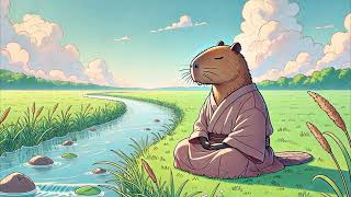 Capybara Zen Chill Lofi Beats to Meditate and Relax 🧘‍♂️✨ [upl. by Anuahsal]