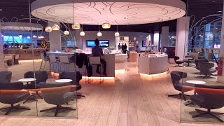 Two Brussels Airlines Business Class Lounges THE LOFT and THE SUITE [upl. by Bigot180]