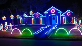 2015 Johnson Family Dubstep Christmas Light Show  Featured on ABCs The Great Christmas Light Fight [upl. by Pall]