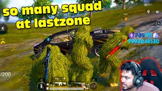 4 Ghillies with Conqurerour Lobby  So Many Squads in Lastzone rajgaming [upl. by Nallij873]