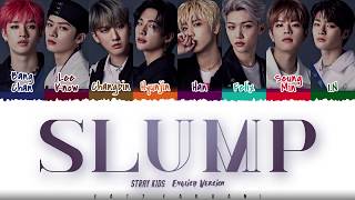 STRAY KIDS  SLUMP FULL ENGLISH Ver Lyrics Color CodedEng [upl. by Pallas155]