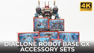 Diaclone Robot Base Gran Cross Accessory Sets [upl. by Tnilk]