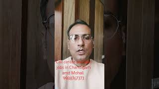 Jobs in Mohali  jobs in Chandigarh job bpo callcenter mohali chandigarhjobs bpojobs jobs [upl. by Mattah]