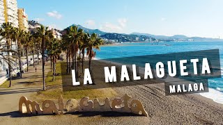 Malagueta Beach Malaga  Playa de la Malagueta  SPAIN 🇪🇸 [upl. by Vale]