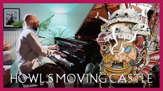 HOWLS MOVING CASTLE by Joe Hisaishi 🏰 EPIC PIANO COVER MerryGoRound of Life [upl. by Hellene96]