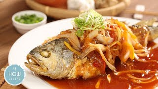 糖醋魚做法 【簡單食譜】中式料理家常菜食谱 Sweet and Sour Fish recipe│HowLiving美味生活 [upl. by Gnivri]