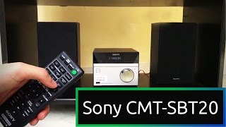 Uno stereo potentissimo  Sony CMTSBT20 MrTecnologyMania [upl. by Ongun427]