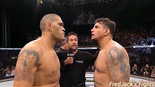 Frank Mir vs Antonio Silva Highlights Vicious TKO amp UPSET ufc [upl. by Anairad]