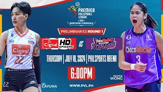 CIGNAL vs CHOCO MUCHO  Full Match  Preliminaries  2024 PVL Reinforced Conference [upl. by Wessling]