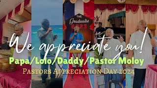 We appreciate you PapaLoloDaddy Pastor Moloy  Pastors Appreciation Day 2024 [upl. by Enywtna]