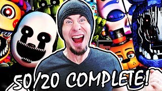 5020 MODE COMPLETE  FNAF ULTIMATE CUSTOM NIGHT  Everything FINISHED [upl. by Aloek303]