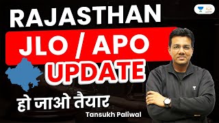 Rajasthan APO  JLO Update  Be Ready  Tansukh Paliwal  Linking Laws [upl. by Garek]