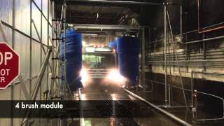 Bus wash  InterClean  City of Calgary [upl. by Carlota700]