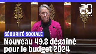 Budget 2024 de la Sécurité sociale  Le 15e 493 dElisabeth Borne [upl. by Seppala]