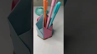 Paper Pen Holder❤ Paper Craft UniqueArtist doityourself RadheRadhe💗 [upl. by Youngran225]