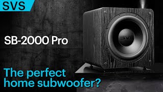 SVS SB2000 Pro The perfect subwoofer for a 40 sqm room [upl. by Entroc]