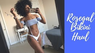 150 RosegalZaful Bikini Haul  LaurenOLauren [upl. by Kinch]