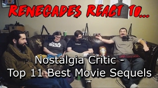 Renegades React to Nostagia Critic  Top 11 Best Movie Sequels [upl. by Anir]