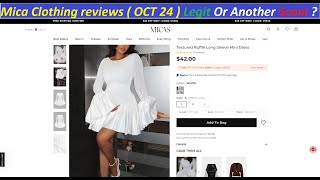 Mica Clothing reviews  OCT 24  Legit Or Another Scam  ShopMicas  ShopMicas Com Reviews [upl. by Amir294]