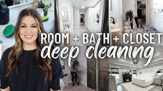 MAJOR DEEP CLEANING BEFORE SELLING HOUSE  MASTER BEDROOM DEEP CLEANING  DEEP CLEAN WITH ME 2023 [upl. by Eetsim]