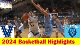 Columbia vs Villanova Basketball Game Highlights 11 6 2024 [upl. by Selemas328]