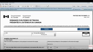 Comment remplir étape par étape le formulaire de demande de permis de travail pour le Canada IMM1295 [upl. by Vasti864]