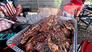 In Jamaica This is called a Cook Out UNLIMITED FOOD MUST WATCH VIDEO [upl. by Amoeji831]