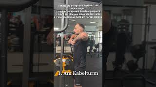 Aufrechtes Rudern FDLC Tutorial 3 Varianten gym coaching [upl. by Nolie558]