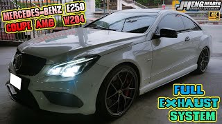 Mercedes Benz E250 Coupe AMG w204  Full exhaust system [upl. by Nylyak993]