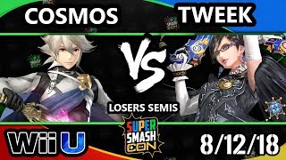 SSC 2018 Smash 4  PG  Cosmos Corrin Vs Tweek Bayonetta  Wii U Losers Semis [upl. by Tessi845]