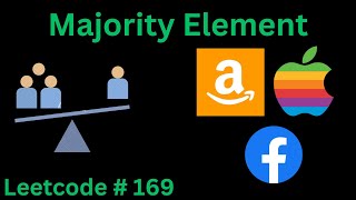 MAJORITY ELEMENT  LEETCODE 169  PYTHON SOLUTION [upl. by Eudoxia]