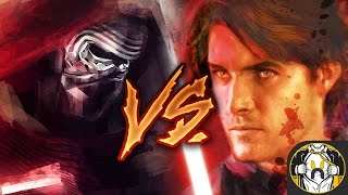 Kylo Ren Ben Solo vs Darth Caedus Jacen Solo  Who Wins [upl. by Eneleoj]