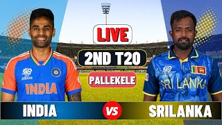 Live India vs Sri Lanka 2nd T20 Live Match Score amp Commentary  IND vs SL Live Cricket match Today [upl. by Giacamo284]