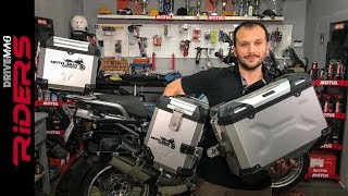 SW Motech Panniers for R1200GS Better than the originals unboxing amp install [upl. by Akeihsat194]