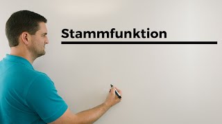 Stammfunktion 1 durch x ist ln Betrag x natürliche Logarithmus Funktion  Mathe by Daniel Jung [upl. by Settera]