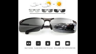 Mens Advanced Photochromic Polarized Sunglasses [upl. by Airotcivairam]