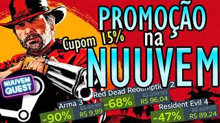 CORRE SUPER PROMOÇÃO NUUVEM QUEST  CUPOM de DESCONTO e MAIS de 2 MIL JOGOS BARATOS para STEAM [upl. by Dnomyad]