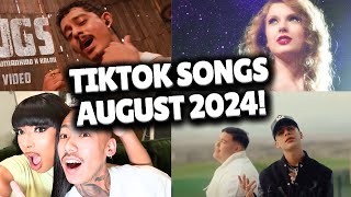 Top Trending Songs on TikTok  AUGUST 2024 [upl. by Sirkin]