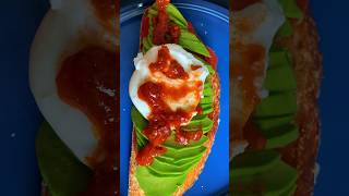 EASY Avocado amp Poached Egg Breakfast Recipe shorts asmr [upl. by Sholem]