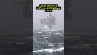 Морской гигант крупнейшая нефтяная платформа в мире shorts факты [upl. by Dilly]