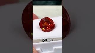 Spessartite Garnet The Fiery Orange Gemstone with Vibrant Sparkle gemstone naturalgemstonejewelry [upl. by Samala]