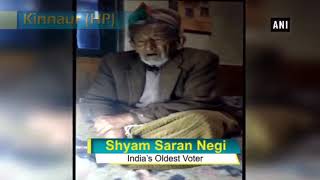 India’s oldest voter Shyam Negi all set to vote again [upl. by Virgilia385]