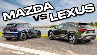 Lexus RX vs Mazda CX60 2024 Comparison Review Which quotLuxuryquot SUV Is Best [upl. by Fari]