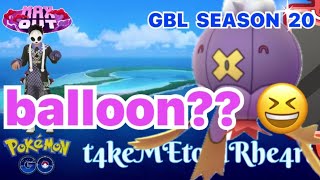 GREAT LEAGUE  GBL SEASON 20  MAX OUT  POKEMON GO [upl. by Otcefrep]