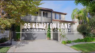 25 Kempton Ln Ladera Ranch CA 92694 [upl. by Brit]