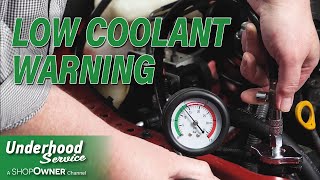 Diagnosing Low Coolant Warning Messages [upl. by Htiderem415]