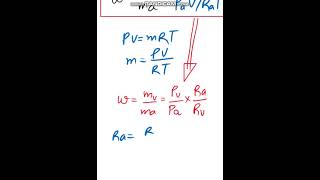 Refrigeration amp Air Conditioning  Sling Psychrometer  Relative Humidity ≅ Degree of Saturation [upl. by Jennica]