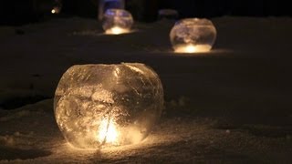 Ice Globes and Ice Luminaries fun with ice [upl. by Brok]