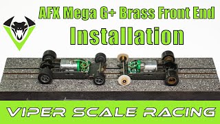 AFX Mega G HO Slot car Front End Installation [upl. by Llenad]